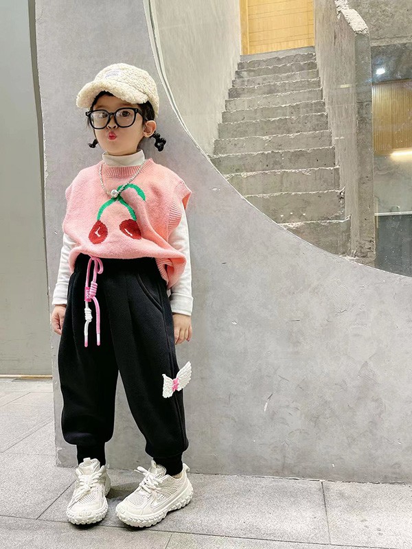 1232022秋冬季黑色长裤