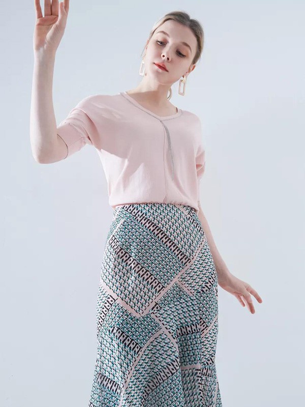 璟逸2022秋冬季粉色T恤