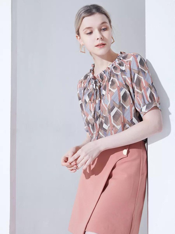 璟逸2022秋冬季橙色短裙