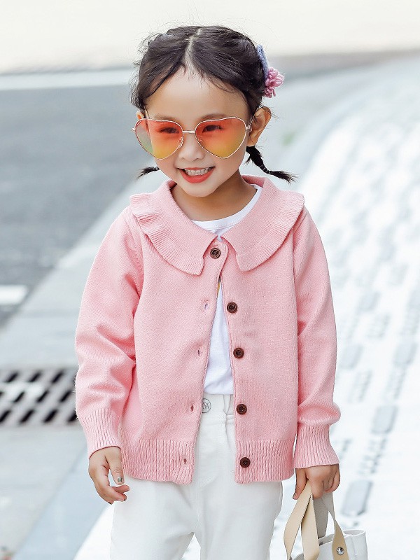 宇宙熊2022秋冬季粉色针织衫