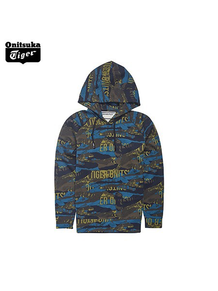 鬼冢虎休闲装2022秋冬季黑色卫衣