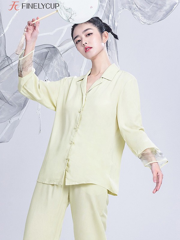 梵妳卡波2022秋冬季绿色家居服