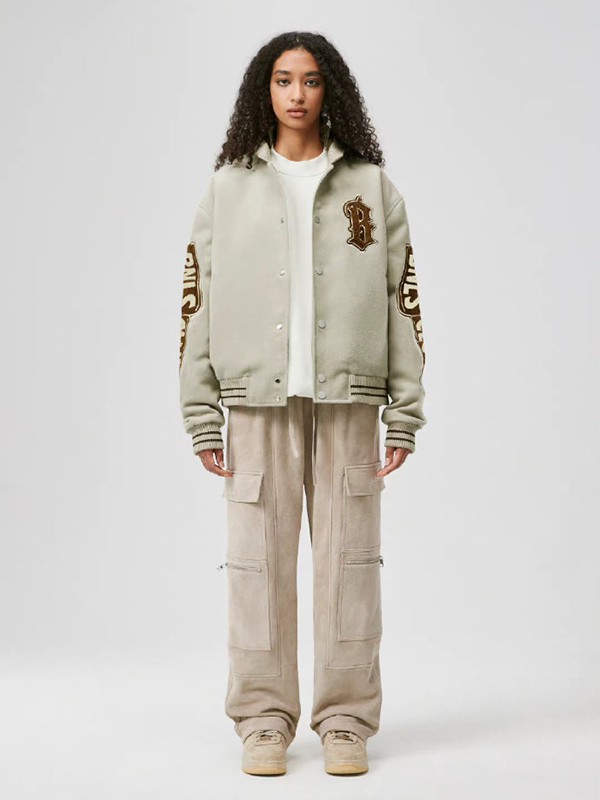 BONELESS休闲装2022秋冬季卡其色外套