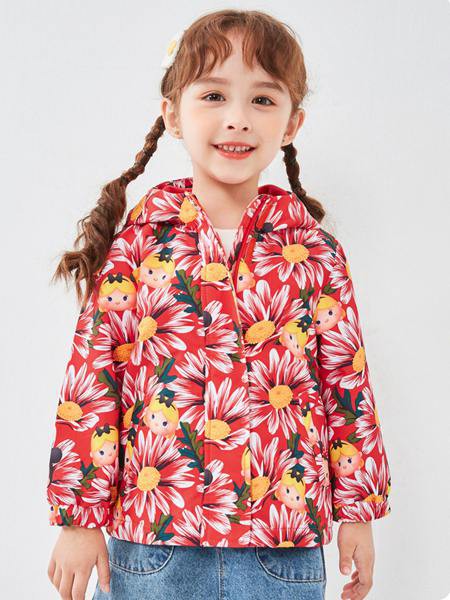 巴拉巴拉童装2022秋冬季红色衬衫