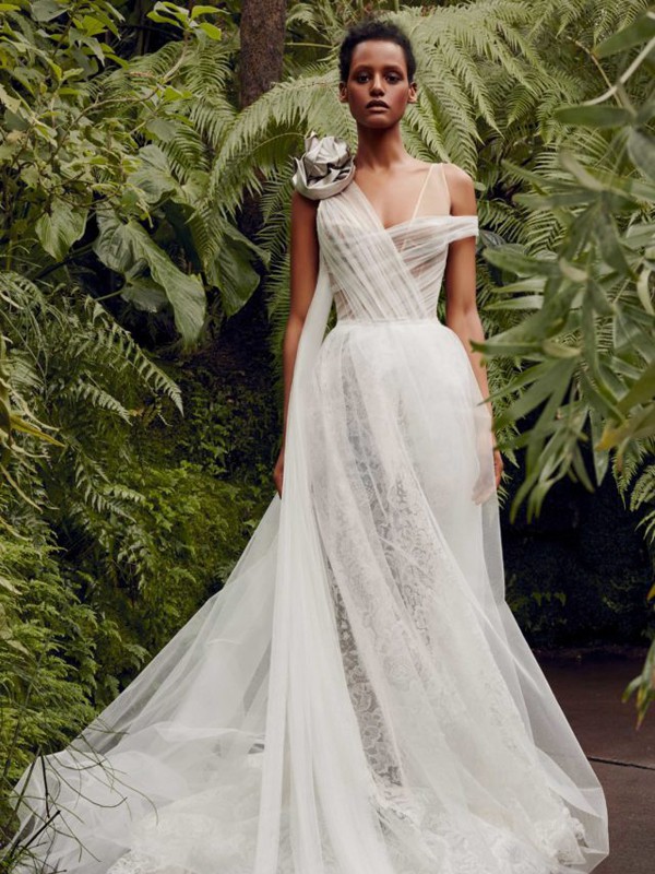 VeraWang2022秋冬季白色礼服