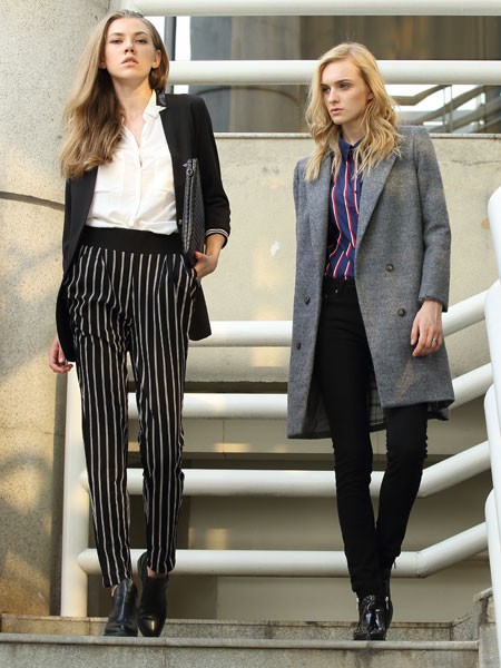 SIWEI2022秋冬季黑色长裤