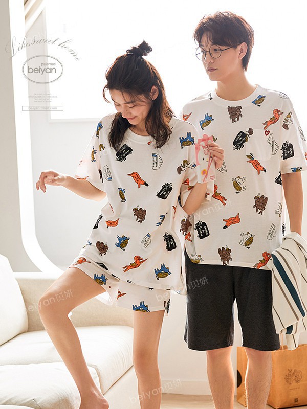 贝妍内衣2022秋冬季白色家居服