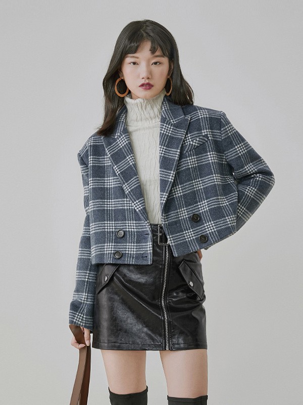 CICISHOP女装2022秋冬季黑色短裤