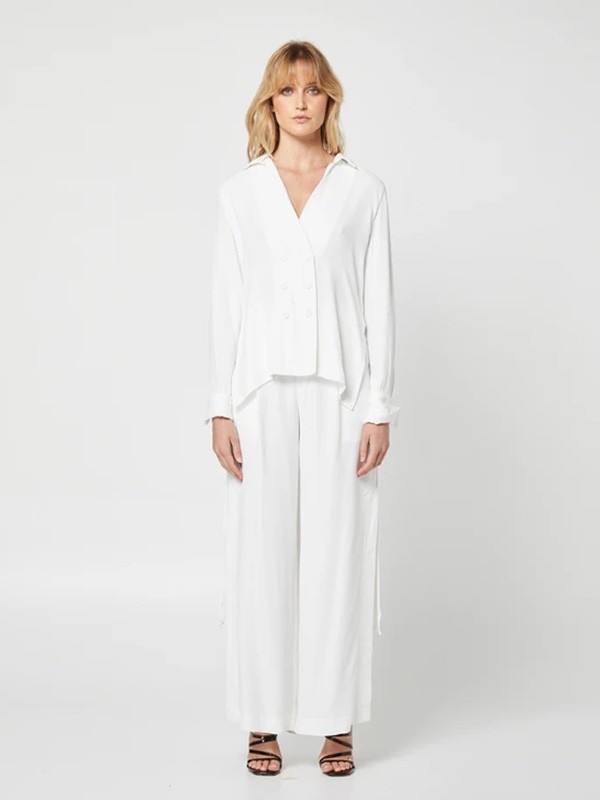 Elliatt2022秋冬季白色阔腿裤