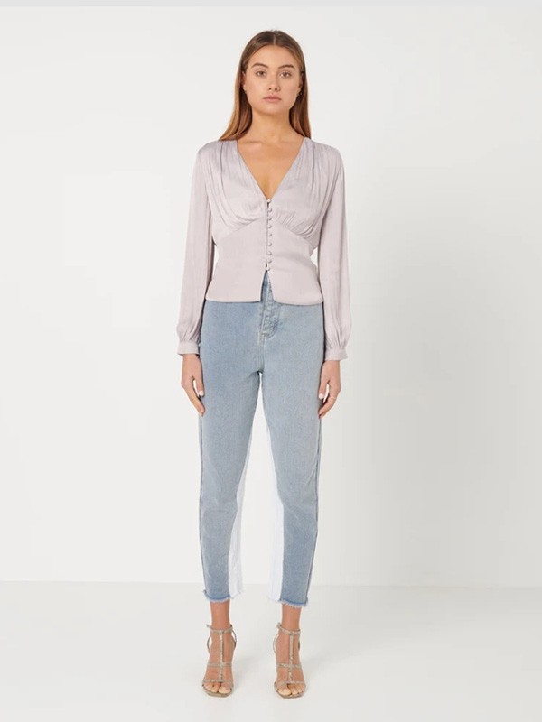 Elliatt女装2022秋冬季蓝色长裤