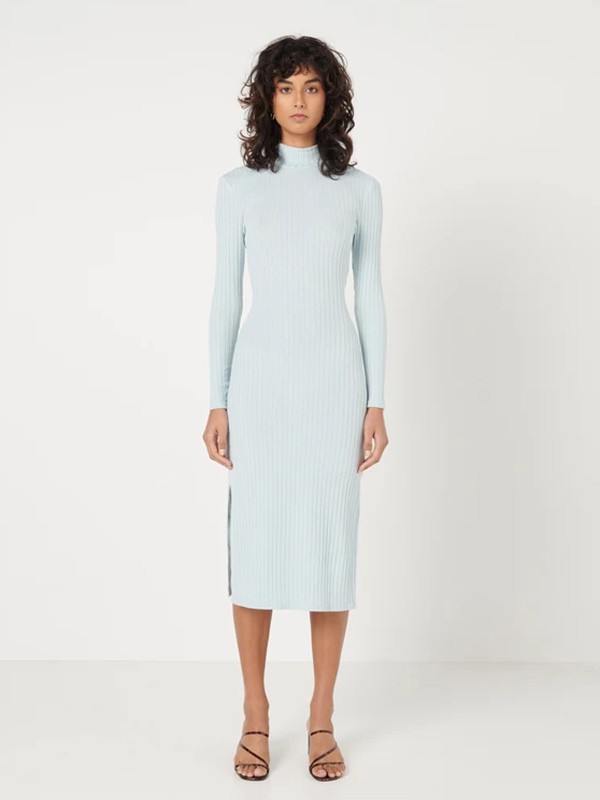 Elliatt女装2022秋冬季蓝色连衣裙