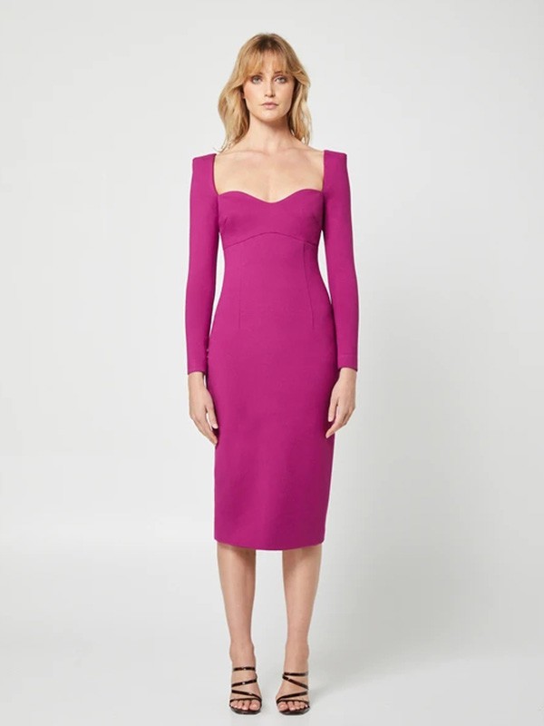 Elliatt女装2022秋冬季粉色连衣裙