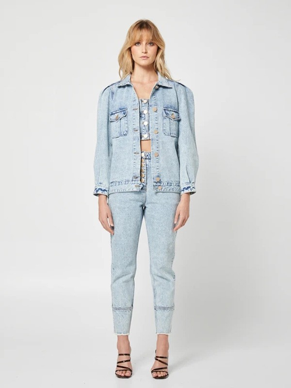 Elliatt女装2022秋冬季蓝色长裤