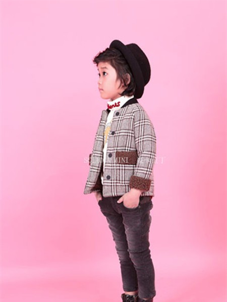 夏卡豆丁童装2022秋冬季肤色背心