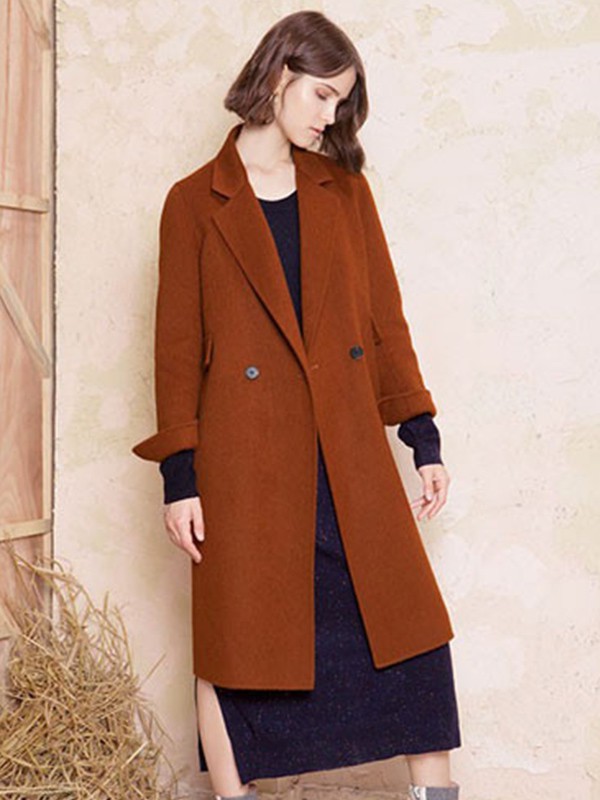 德芙瑞女装2022秋冬季驼色打底衫