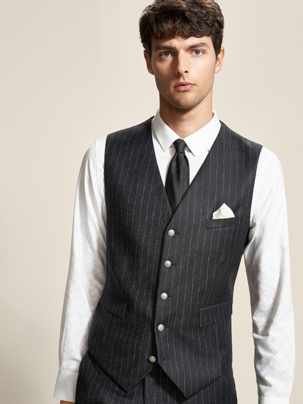 威可多男装2022秋冬季白色衬衫