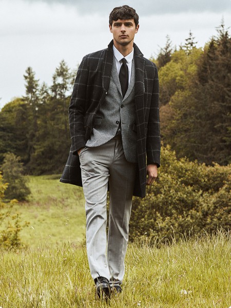 威可多男装2022秋冬季灰色背心