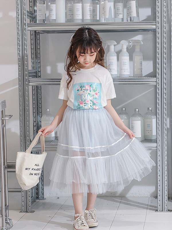 莉莉日记童装2022秋冬季米色T恤