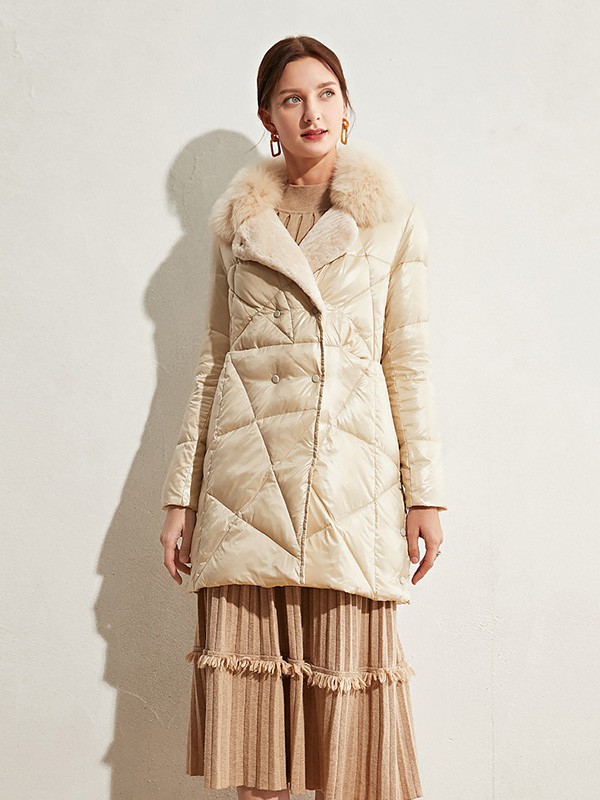 爱为2022秋冬季白色棉服