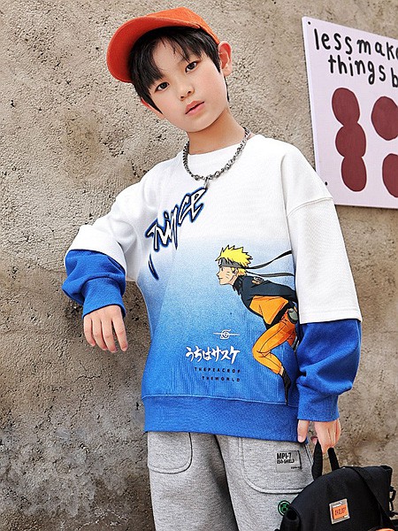 动漫童话童装2022秋冬季白色T恤