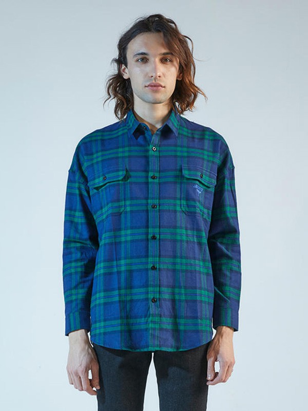 louisroyer2022秋冬季蓝色衬衫