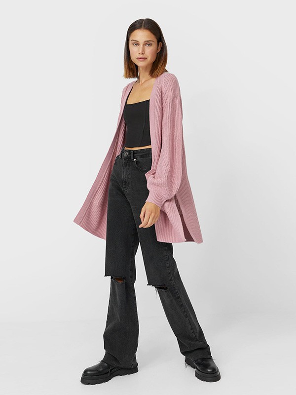 Stradivarius女装2022秋冬季黑色背心