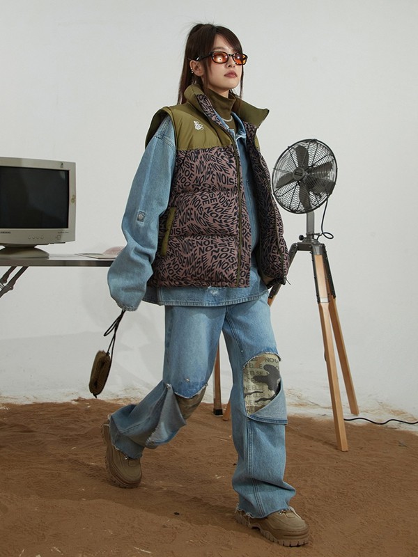 NOONEELSE女装2022秋冬季灰色马夹