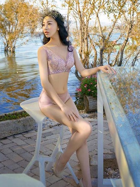 峰尚美内衣2022秋冬季粉色时尚内衣