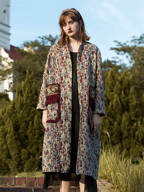 吉丘古儿女装2022秋冬季灰色大衣