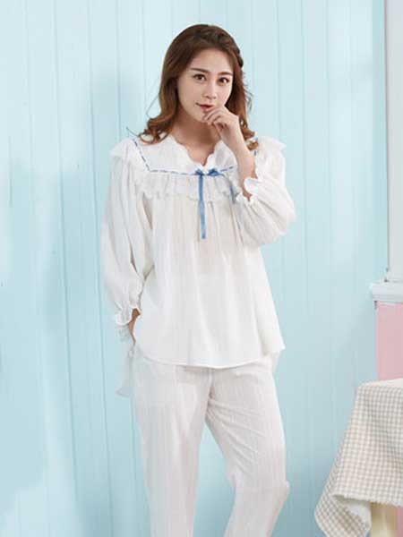 诺茵儿内衣2022秋冬季白色家居服