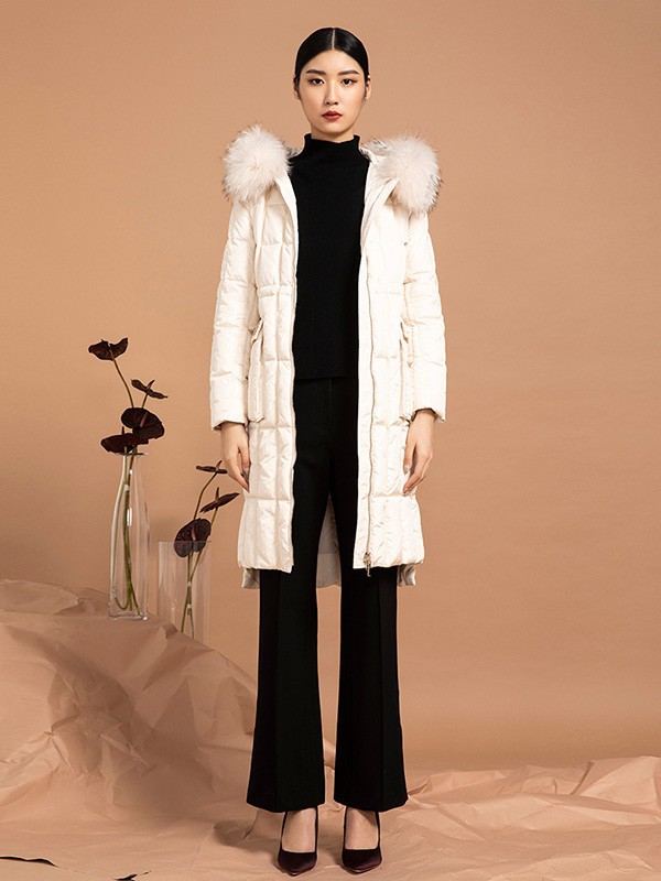 戴布拉芬2022秋冬季白色棉服