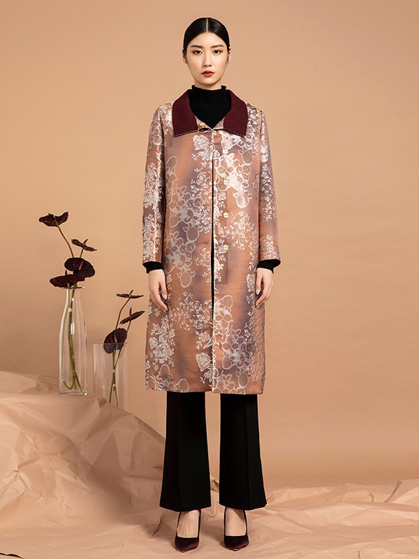 戴布拉芬2022秋冬季黄色棉服