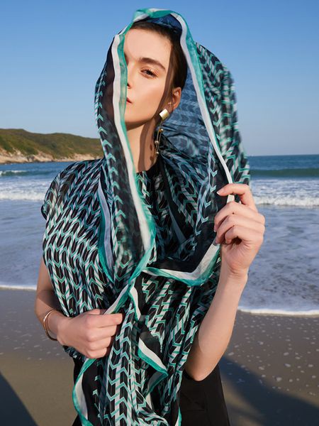 troobe~俏帛女装2022秋冬季绿色连衣裙