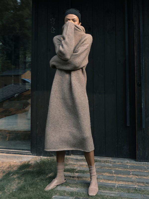 LAMPS2022秋冬季灰色毛衣