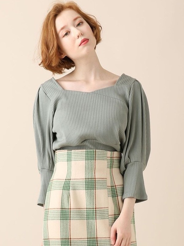 Deicy女装2022秋冬季蓝色雪纺衫