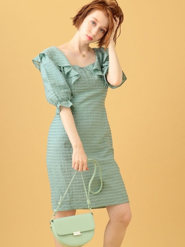 Deicy女装2022秋冬季绿色连体衣