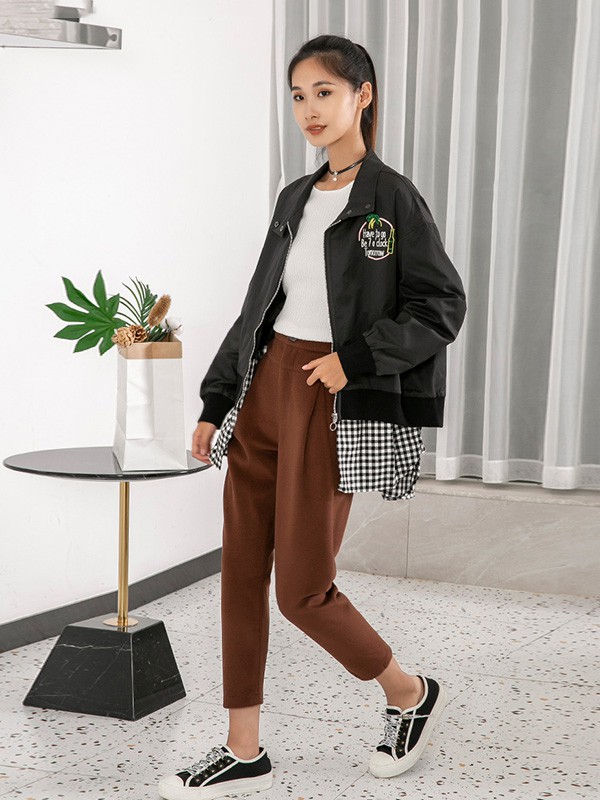 梦之屋女装2022秋冬季黑色外套