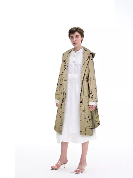 捷西非儿女装2022秋冬季白色衬衫裙