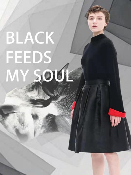 捷西非儿女装2022秋冬季红色针织衫