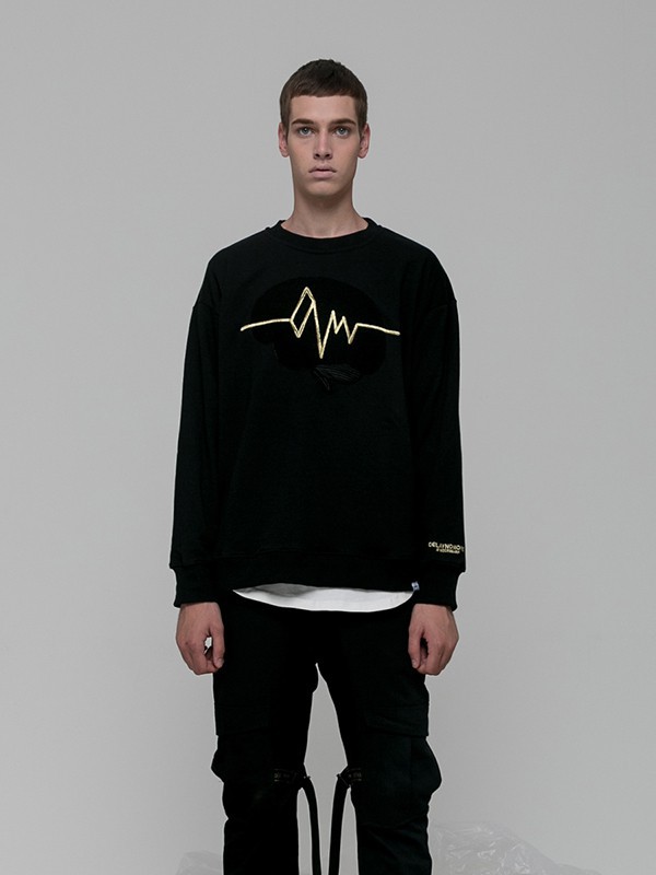 D.N.M休闲装2022秋冬季黑色T恤