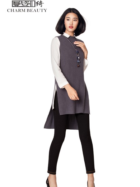 夏姿绮女装2022春夏季白色衬衫