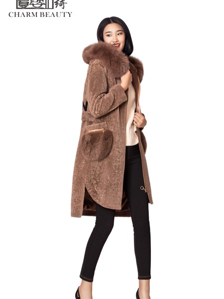 夏姿绮女装2022秋冬季咖啡色打底衫