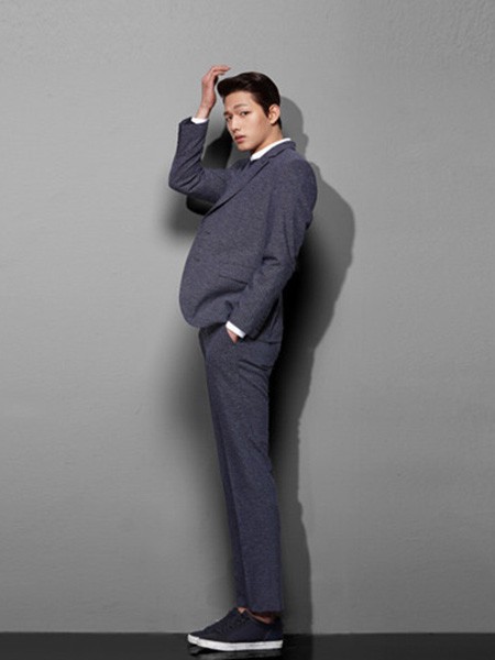 宙斯男装2022秋冬季灰色西装