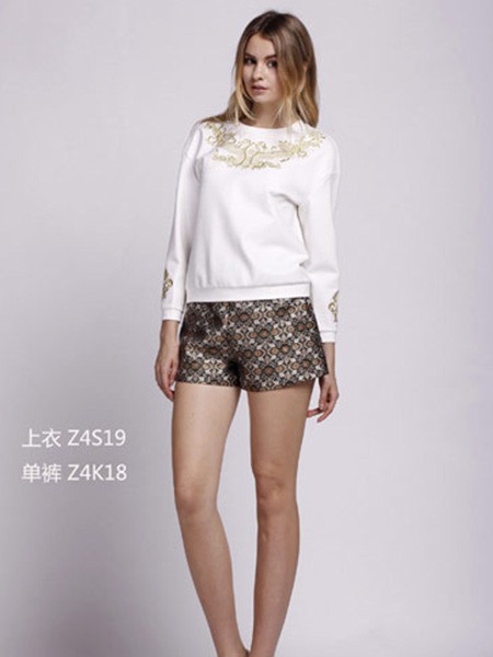 普洛娜女装2022春夏季白色T恤