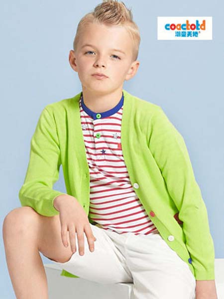 潮童天地童装2022秋冬季白色T恤