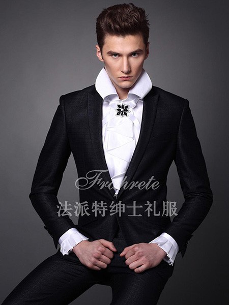 法派特2022秋冬季黑色西装