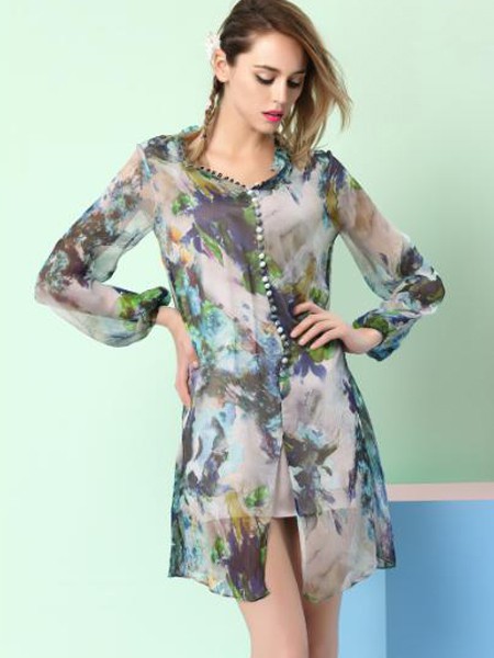 千面丽人女装2023春夏季黑色连衣裙