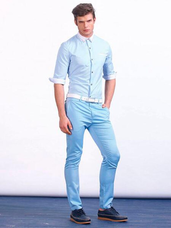 男孩制造2022春夏季绿色长裤