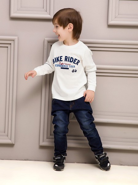 蓝蚁迪堡2022秋冬季白色T恤