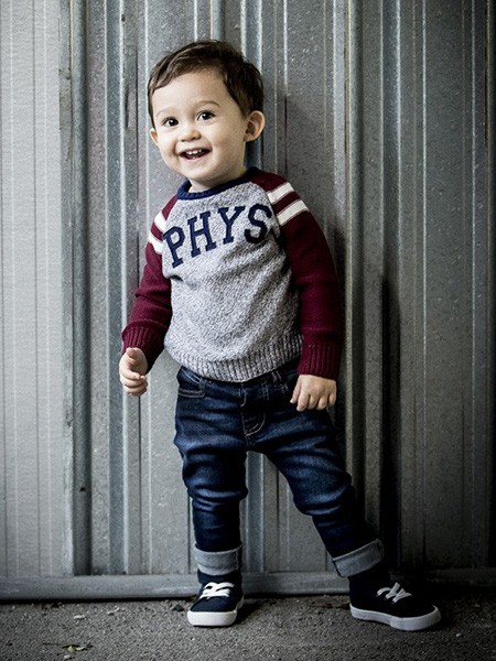 MINOTI童装2023春夏季藏蓝色长裤